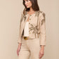 Lian Collarless Palm Jacket