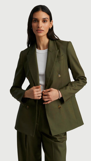 Walter Double Breasted Jacket Fatigue