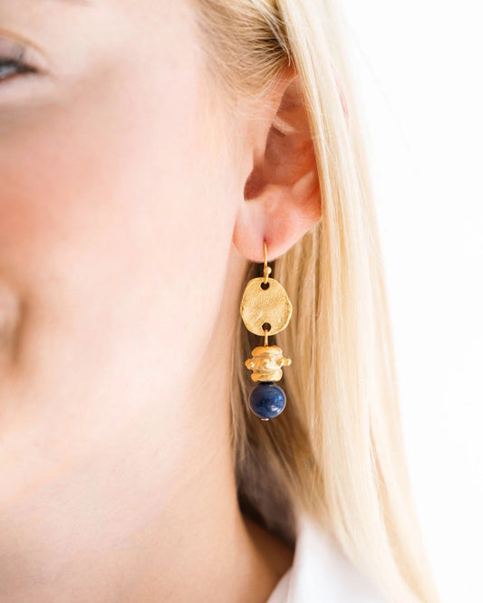 Blue Lapis Bentley Earrings