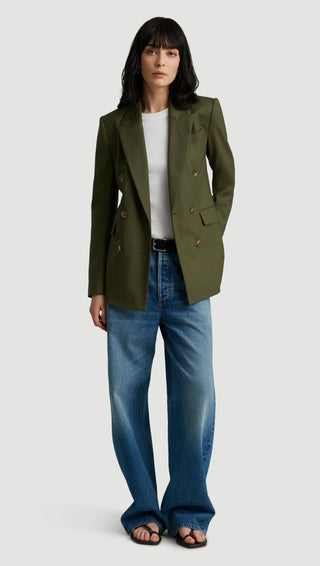 Walter Double Breasted Jacket Fatigue