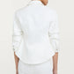WHITE SCRUNCHED CANYON JEAN JACKET