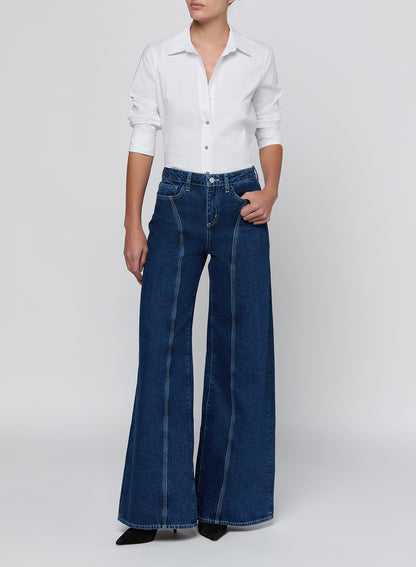 LESTAT H/R SEAMED WD LEG