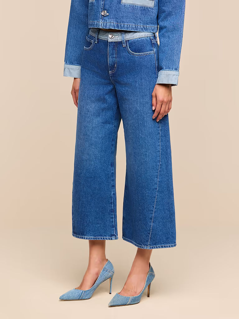 Bronte Cropped Wide-Leg Jean