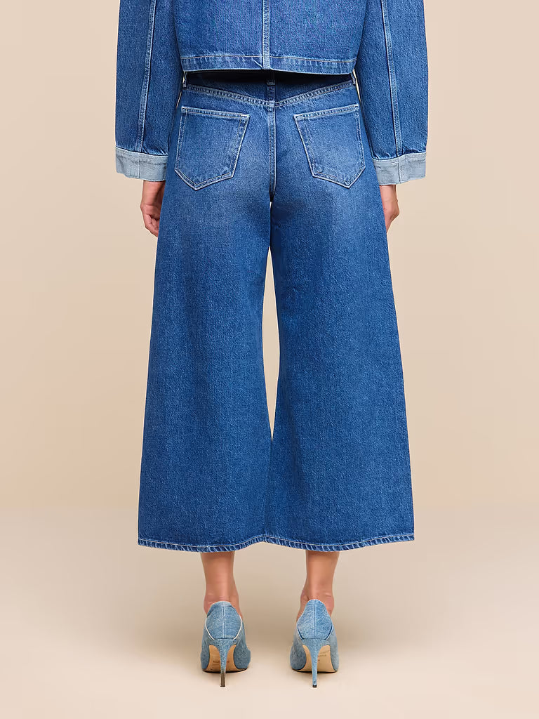 Bronte Cropped Wide-Leg Jean
