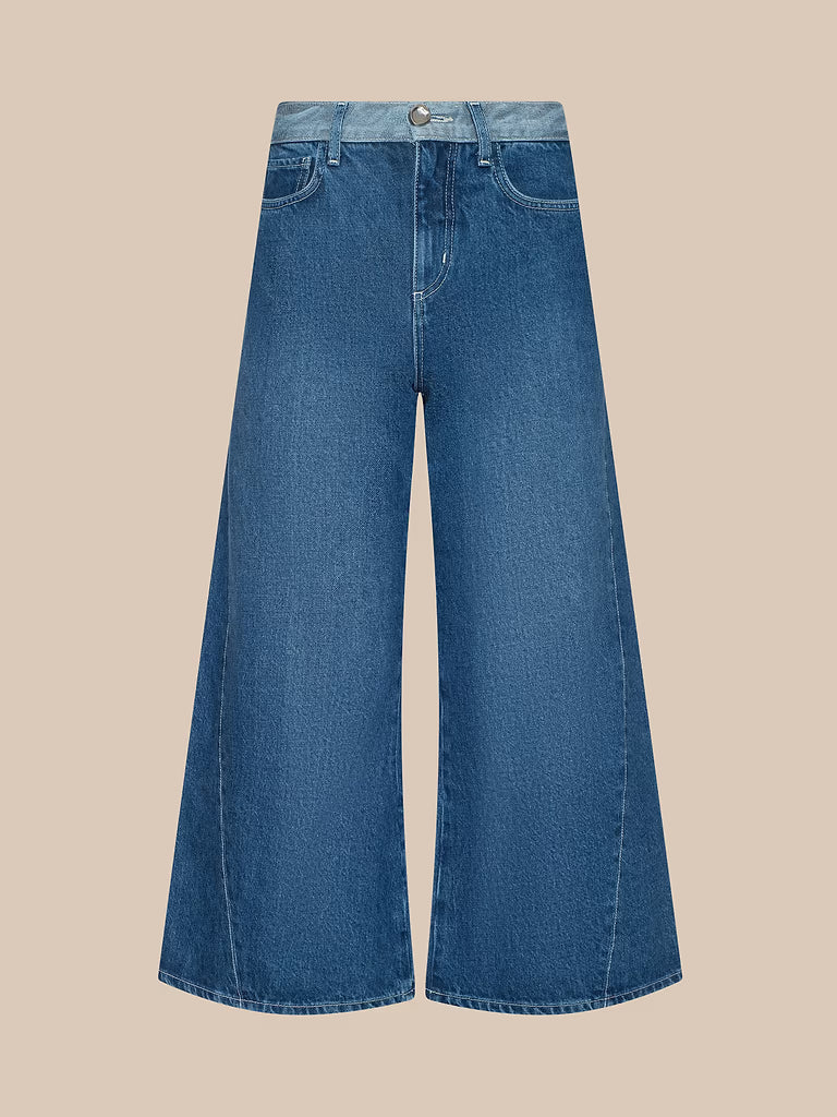 Bronte Cropped Wide-Leg Jean