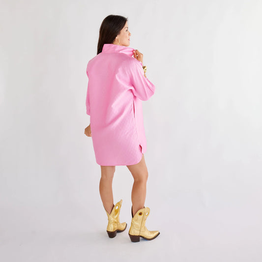 Betsy Collar Jacquard Dress