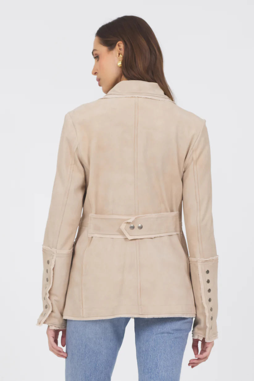 Meryl Waxed Suede Jacket