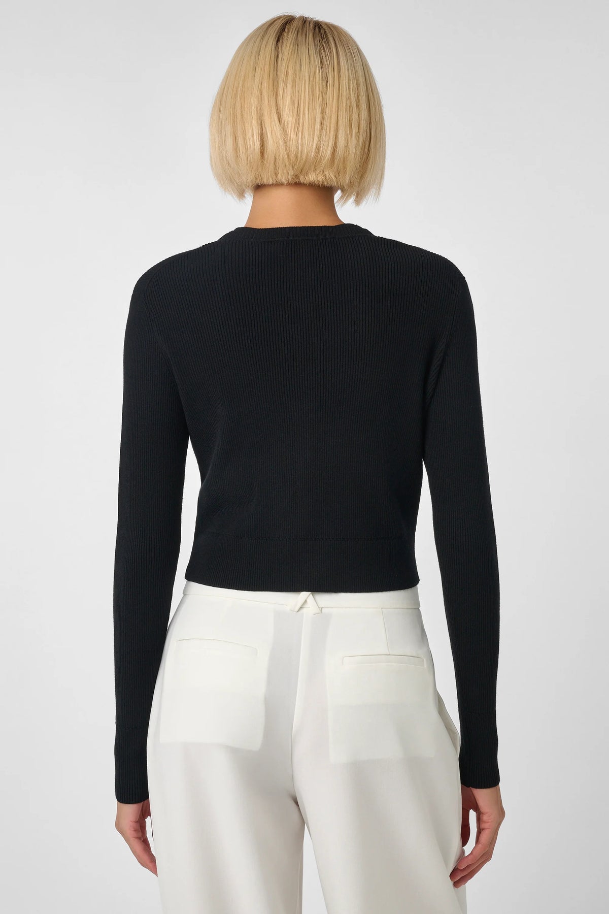 Jet Zoe Cropped Fitted Cardigan