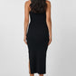 Jet Piper Tie Front Sleeveless Midi Dress