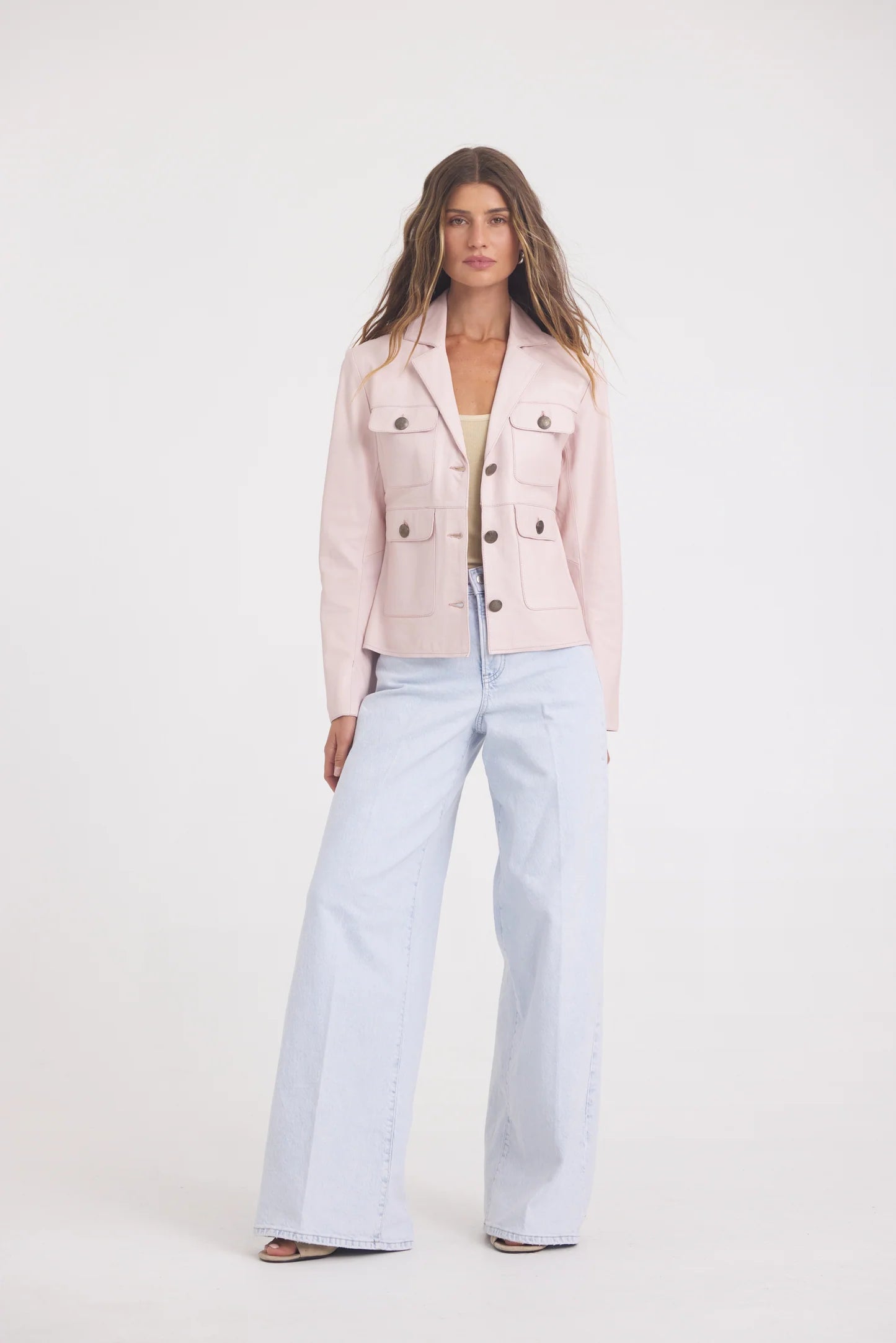 Brooke Burnished Leather Jacket