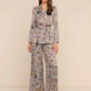 Pilar Wide Leg Pant - Houndstooth Key