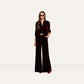 Deep Port Pilar Velvet Wide-Leg Pant