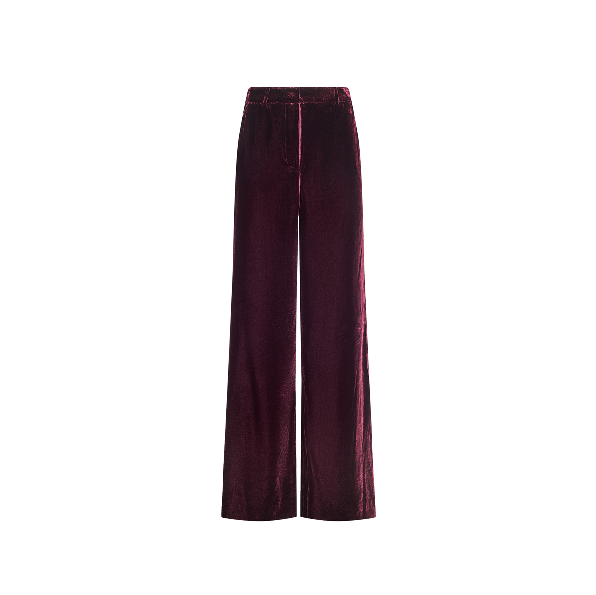 Deep Port Pilar Velvet Wide-Leg Pant