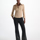 Almond Shimmering Merino Pullover