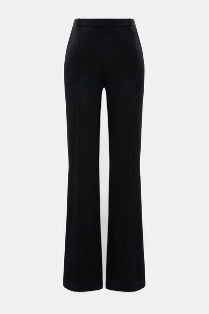 Vinyl Black Shimmering Merino Trousers