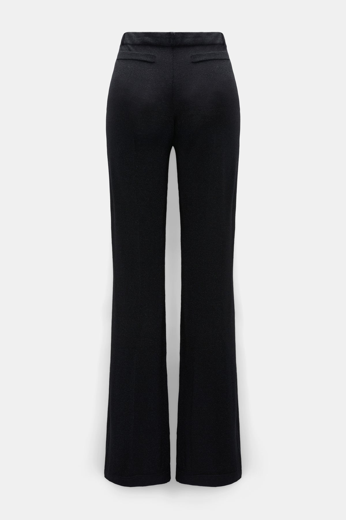 Vinyl Black Shimmering Merino Trousers