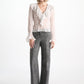 Camellia White Sheer Spark Blouse