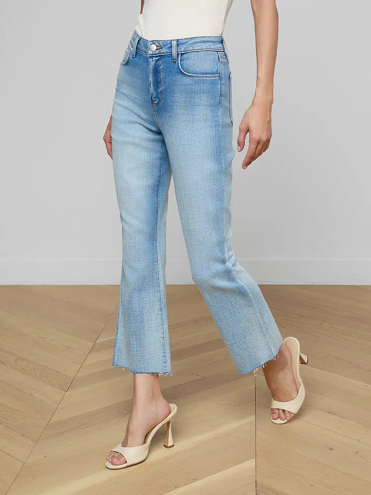 Kendra Cropped Flare Jean