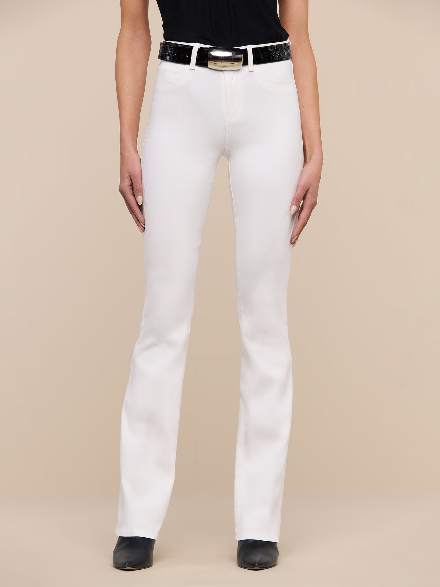 White Selma Bootcut Jean