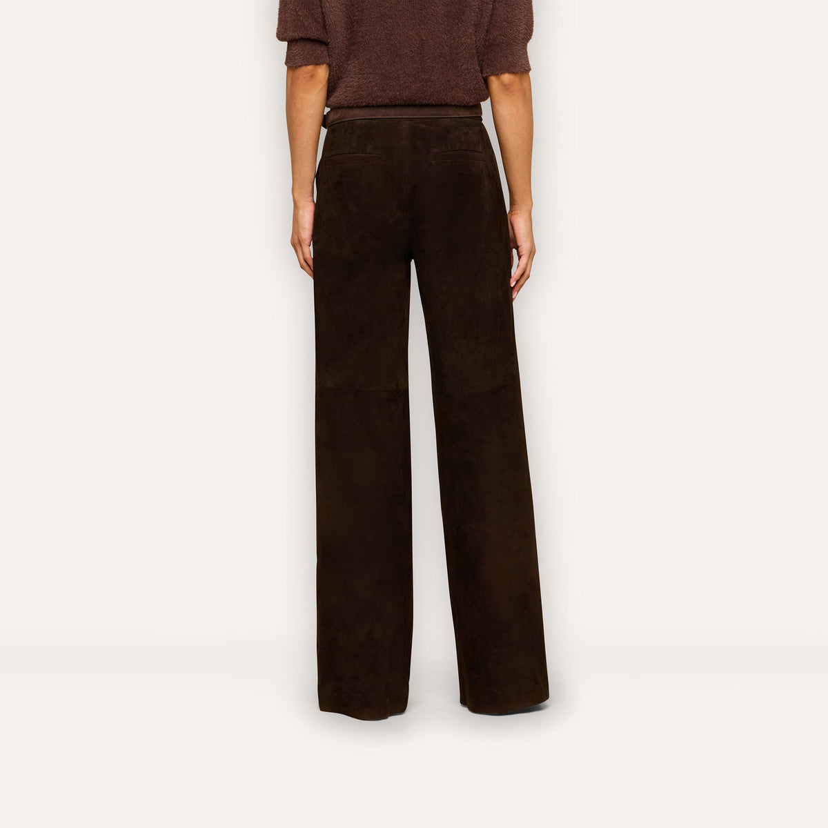 Coffee Bean Livvy Suede Trouser