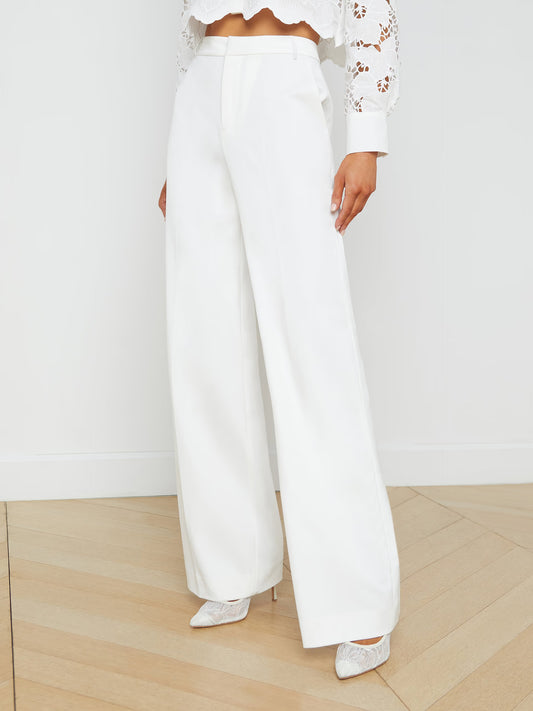 WHITE LIVVY TROUSER