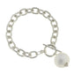Cotton Pearl Toggle Bracelet