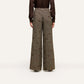 Beige Herringbone Allanah Sequined Trouser
