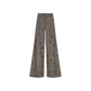 Beige Herringbone Allanah Sequined Trouser