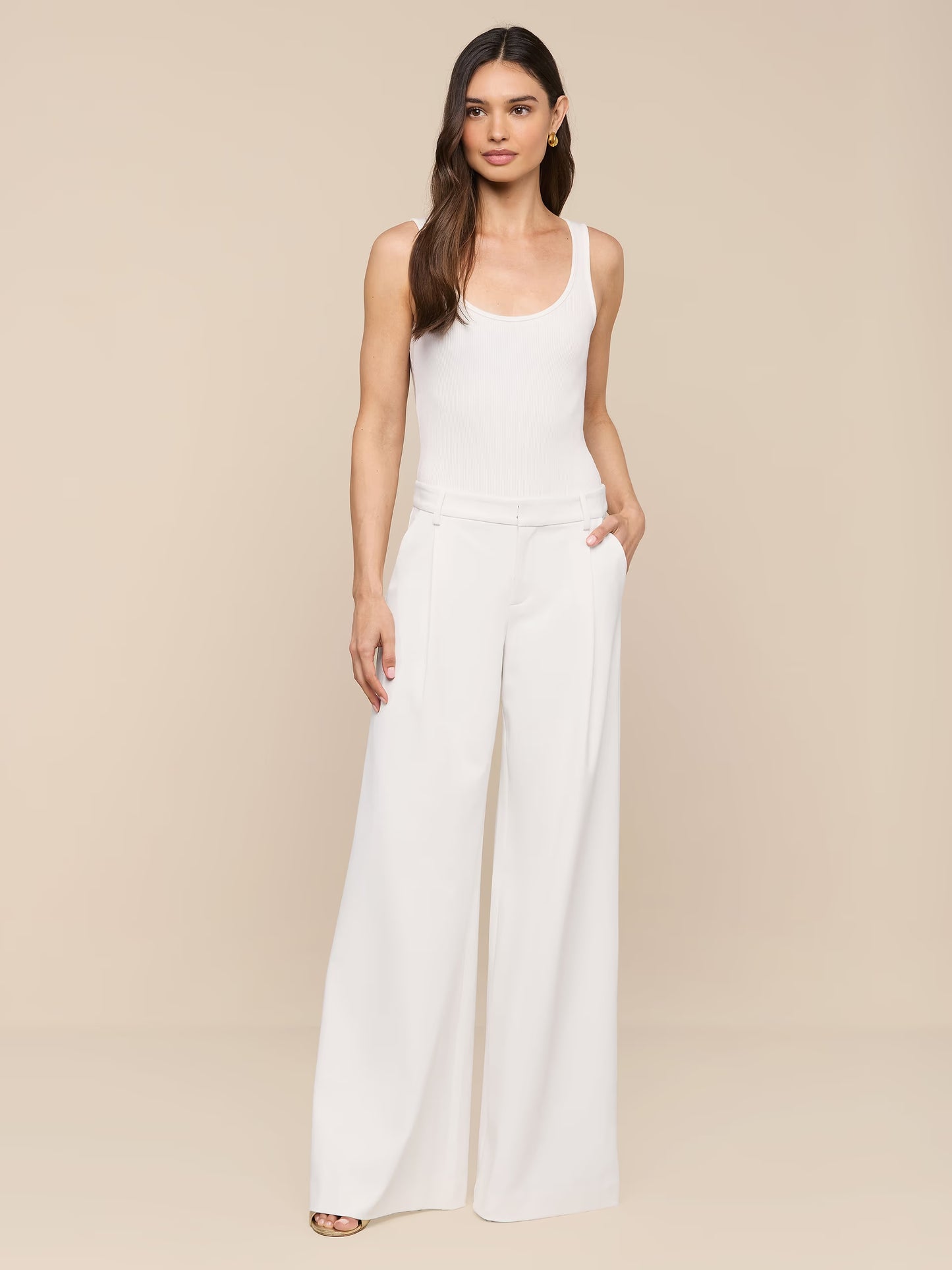 White Allanah Trouser