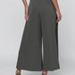 Novalynn Crop Pleated Pant - Ash Olive