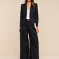 Pinstripe Chelsy Wide Leg Pant