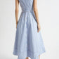 GINGHAM DENIM ZELDA DRESS