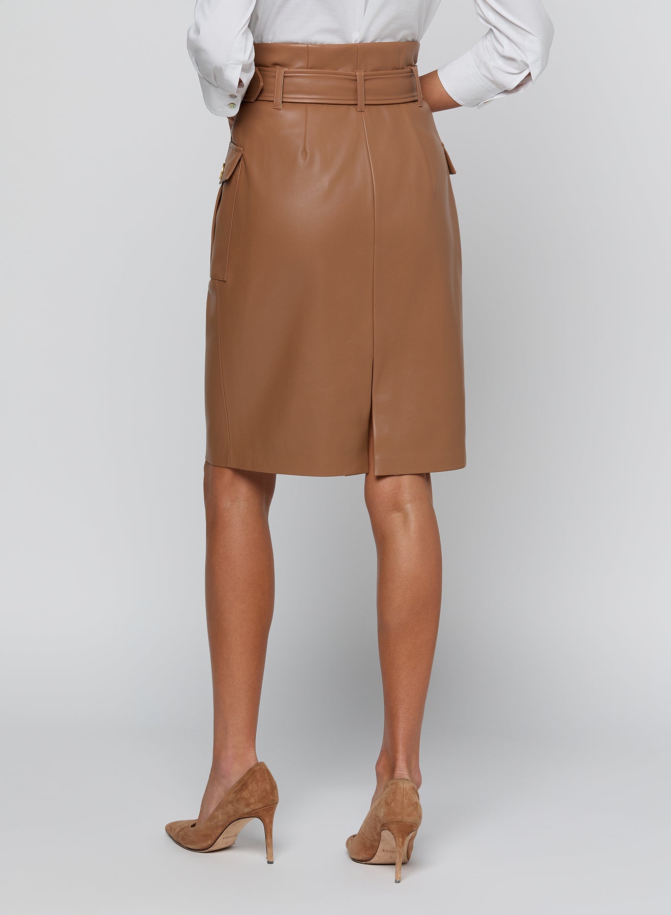 KAELIS PAPERBAG PENCIL SKIRT