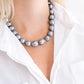 Grey Baroque Pearl Necklace