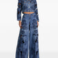 Chloe Embroidered Denim Jacket