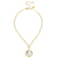 Ida Engraved Dove Necklace