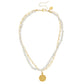 Piper Coin Paperclip Necklace