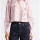 Beaded Rose Stripe Selinda Top