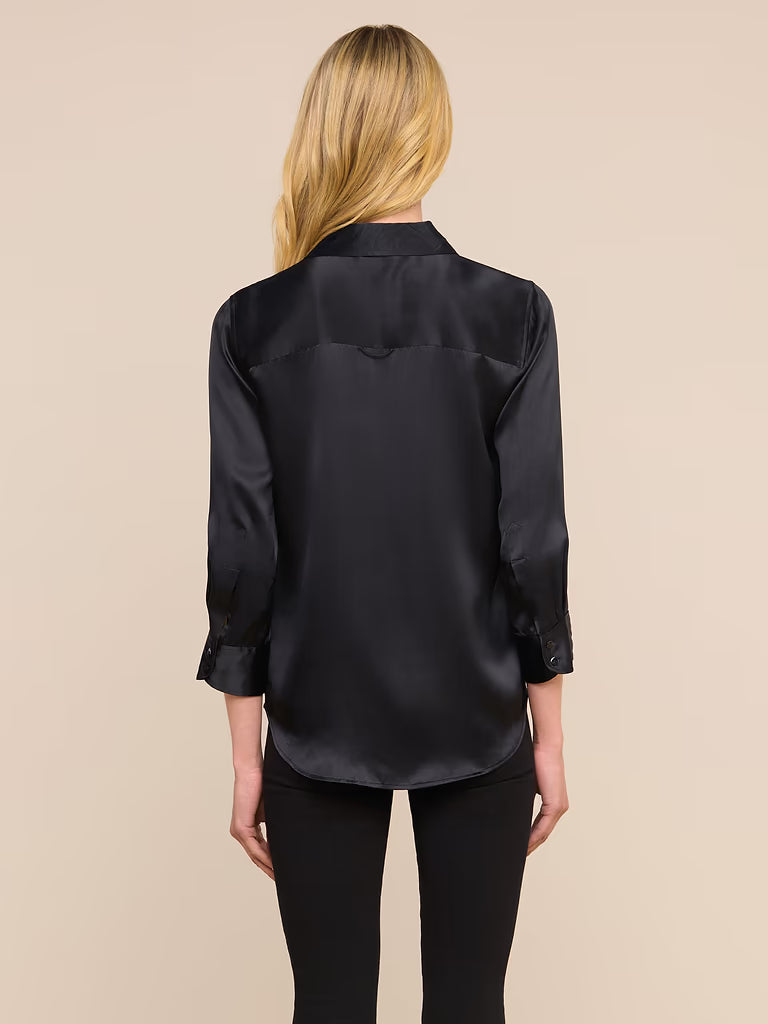 Dani Silk Blouse - Black