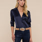 Dani Silk Blouse - Midnight