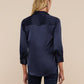 Dani Silk Blouse - Midnight