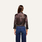 Midnight Paisley Dani Silk Blouse