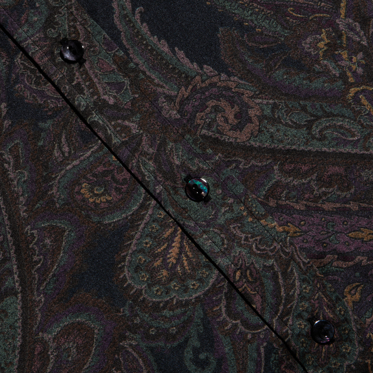 Midnight Paisley Dani Silk Blouse