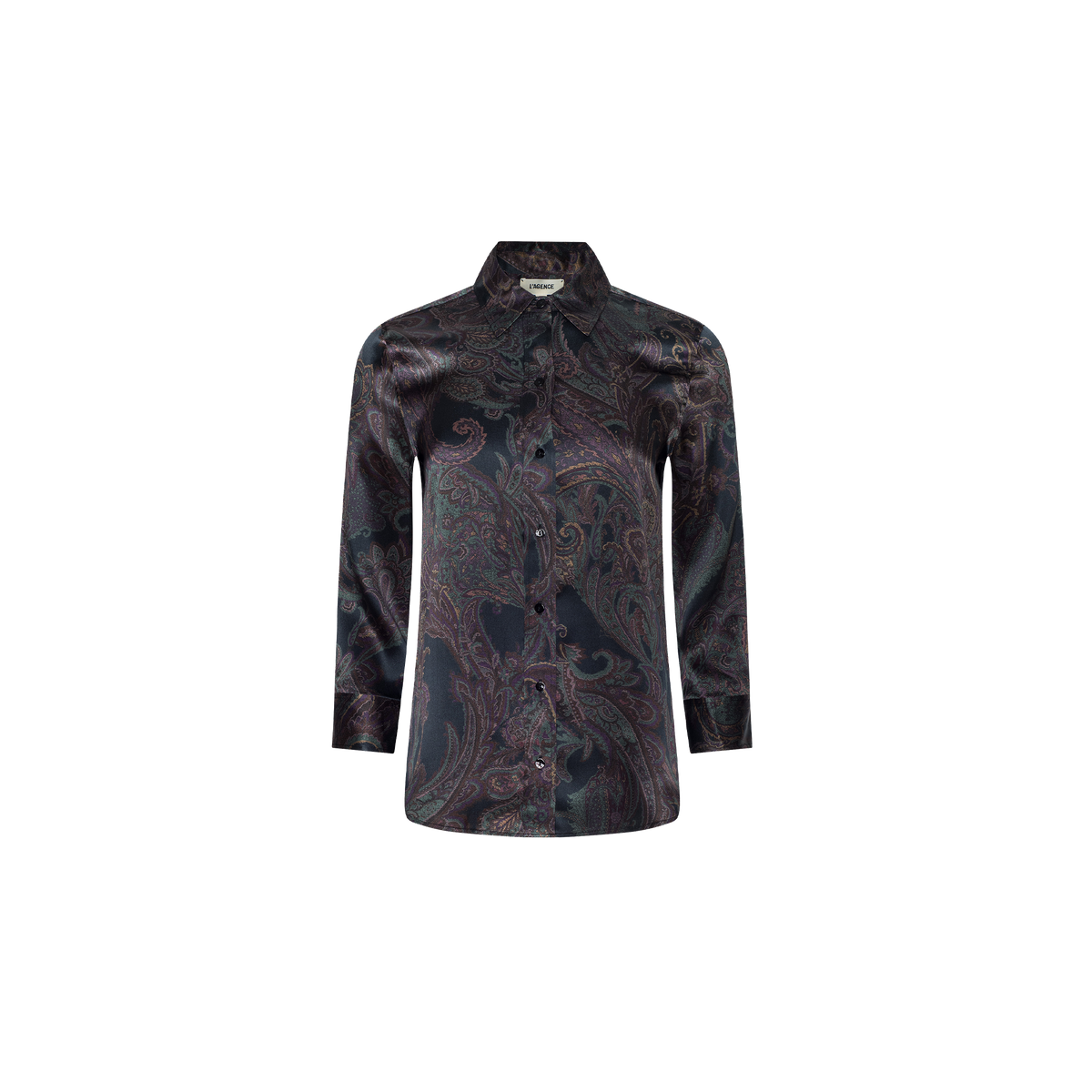 Midnight Paisley Dani Silk Blouse