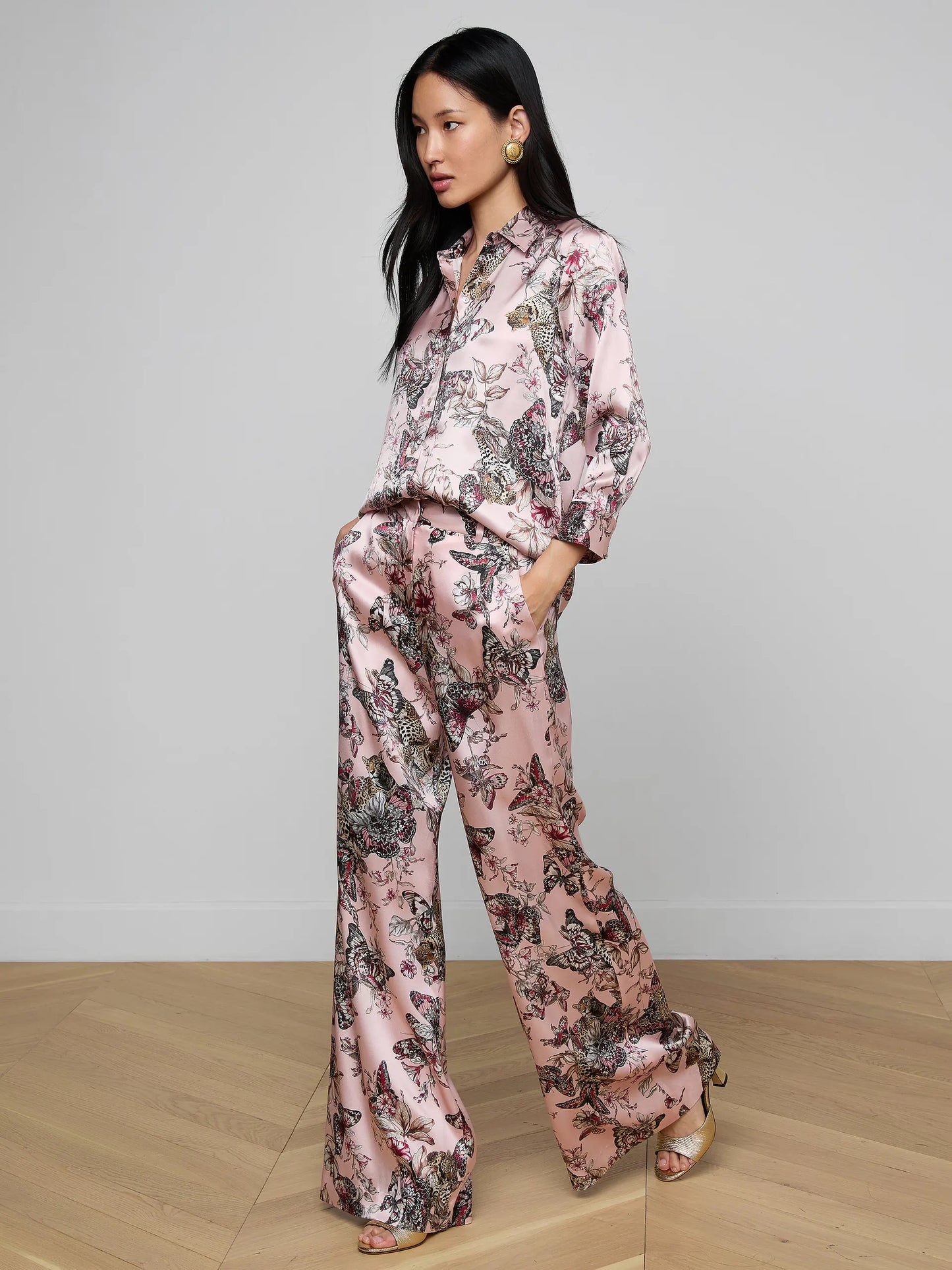 Dani Silk Blouse Blush