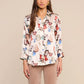 Dani 3/4 Silk Blouse - Glassware
