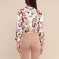 Dani 3/4 Silk Blouse - Glassware