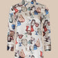 Dani 3/4 Silk Blouse - Glassware