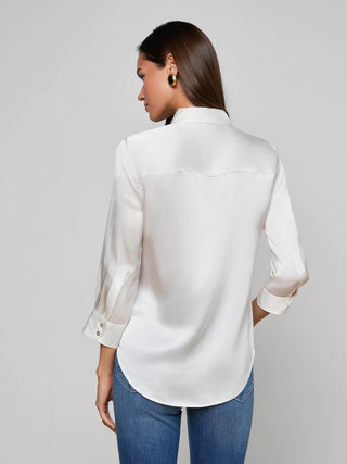 Dani Silk Blouse - Ivory