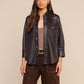 Avina Leather Shirt
